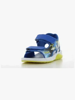 Sonic Blinkende Sandaler, Blue/Neon Yellow