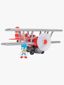 Sonic Tornado Biplan med Sonic-figur
