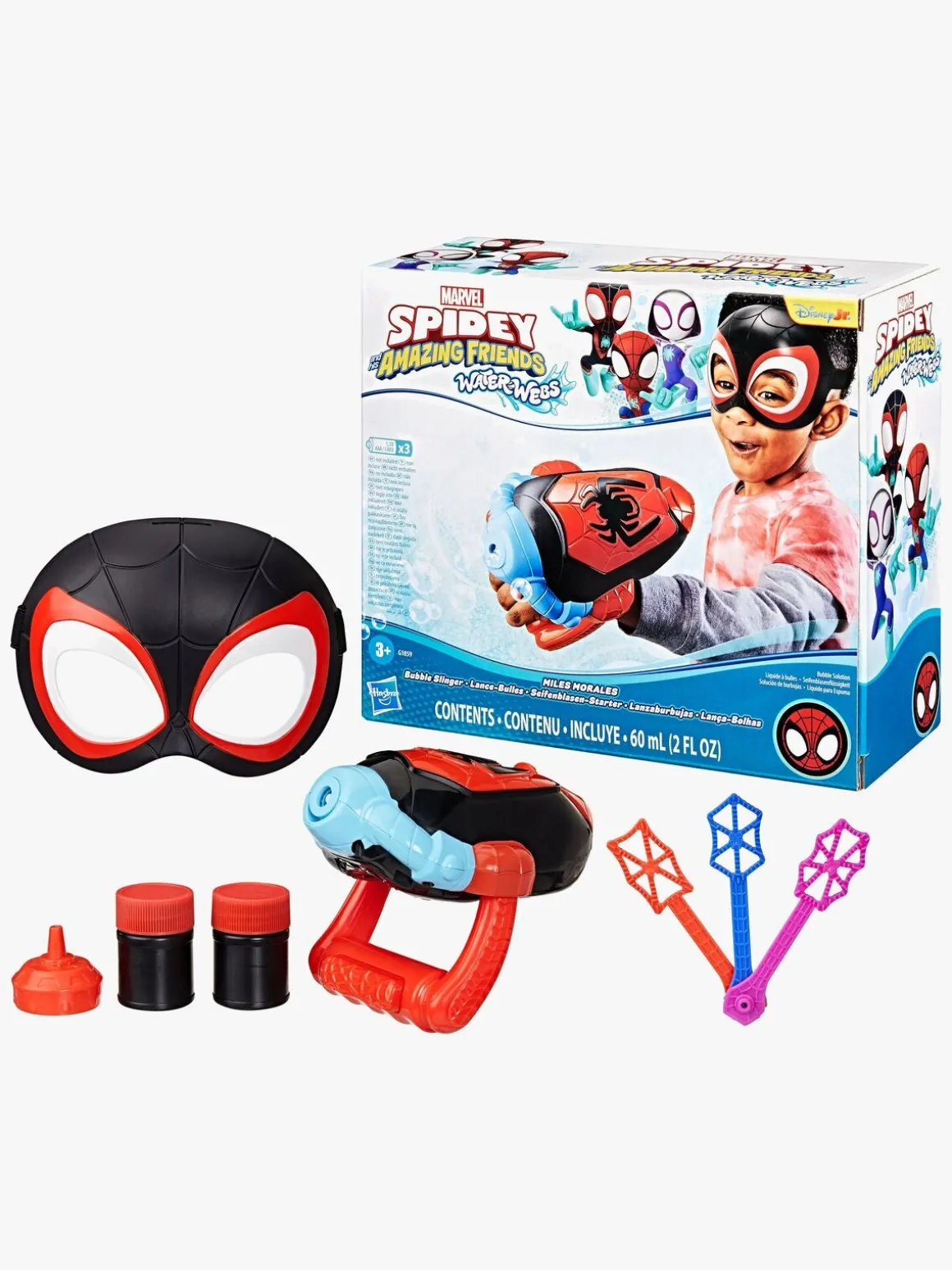 Spidey And His Amazing Friends Water-Webs Miles Morales Boblekaster