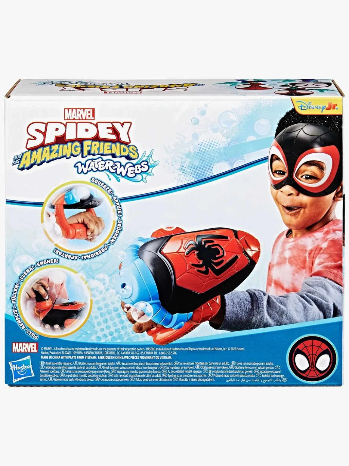 Spidey And His Amazing Friends Water-Webs Miles Morales Boblekaster