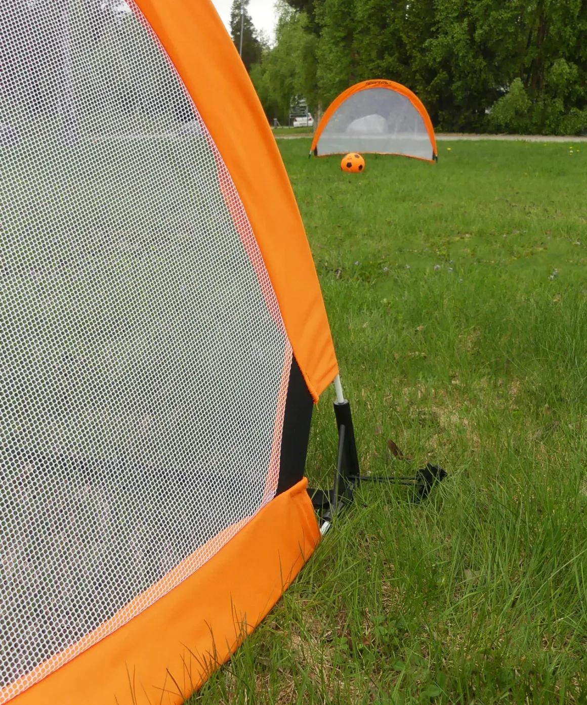 SportMe Pop-up Fodboldmål Sæt 2 Mål & 1 Bold