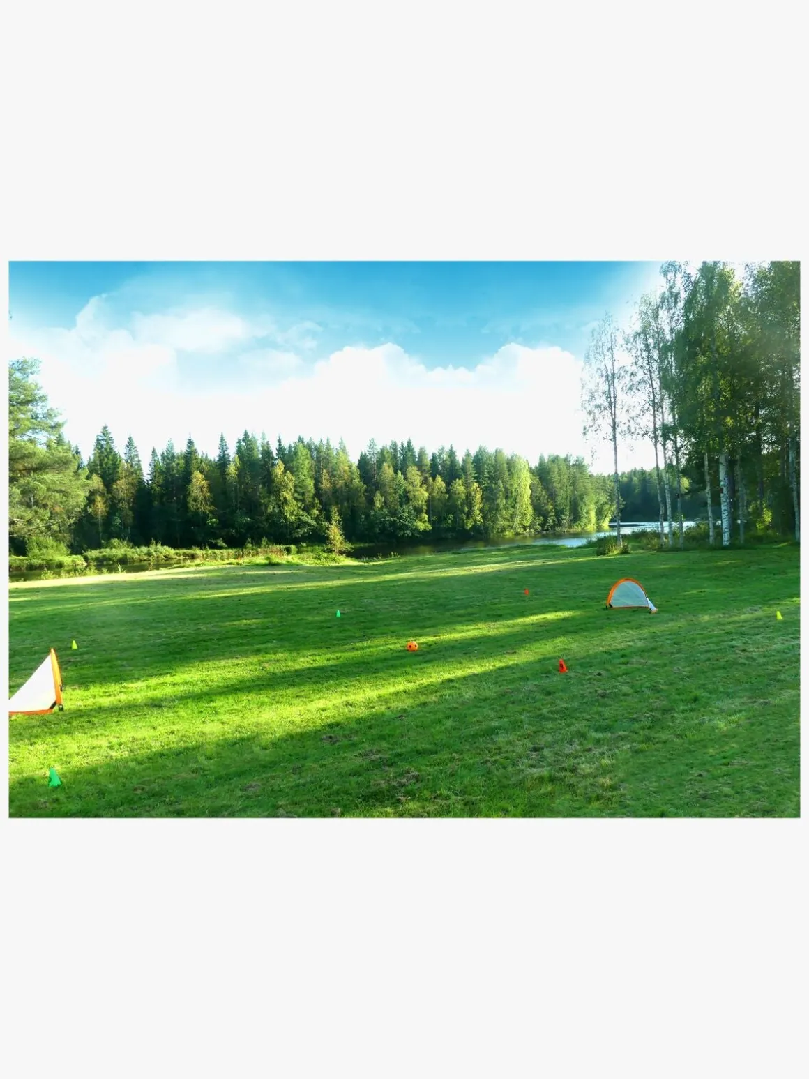 SportMe Pop-up Fodboldmål Sæt 2 Mål & 1 Bold