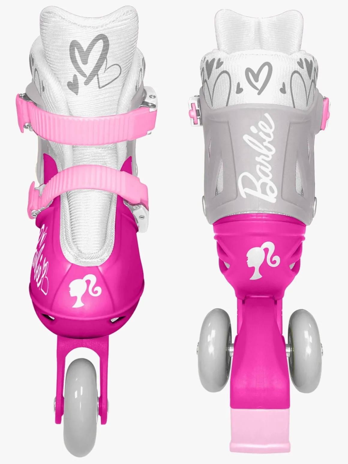 Stamp Barbie Justerbar 2-i-1 Inliners Størrelse 27-30, Pink