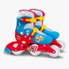 Stamp Paw Patrol Justerbar 2-i-1 Inliners Størrelse 27-30, Blå/Rød