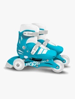 Stamp Skids Control Justerbar 2-i-1 Inliners Størrelse 27-30, Blå/Grå