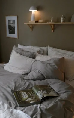 Star Trading Bordlampe Mushroom, Hvid