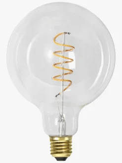 Star Trading LED-lampe E27 G125 Decoled Spiral Clear 3-step Memory