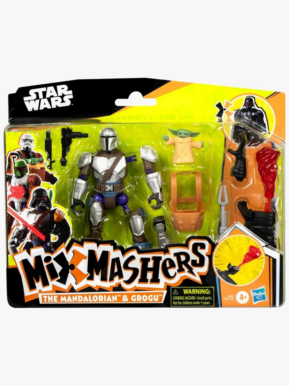 Star Wars Mixmashers Figur Mando And Grogu Deluxe