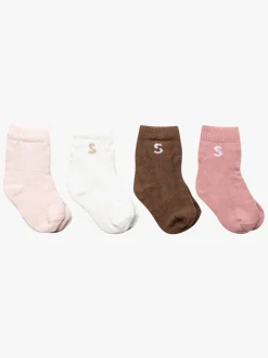 STUCKIES Strømper Baby 4-pak, Rosie