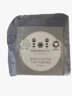 Summerville Organic Vaskeklude 10-Pak Øko, Grå