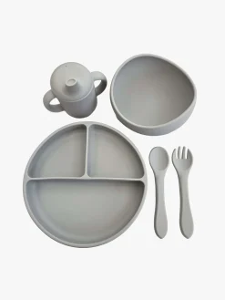 Summerville Spisesæt 5 Dele, Silver Grey