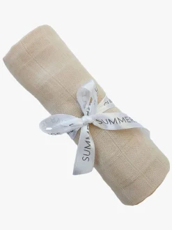 Summerville Tæppe/ Stofble i Musselin, Sandshell