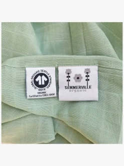 Summerville Tæppe/ Stofble i Musselin, Cameo Green