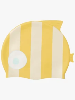 SUNNYLiFE Badehætte, Finn the Fish Mustard Stripe
