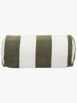 SUNNYLiFE  Oppustelig Strandpude, The Vacay Olive Stripe