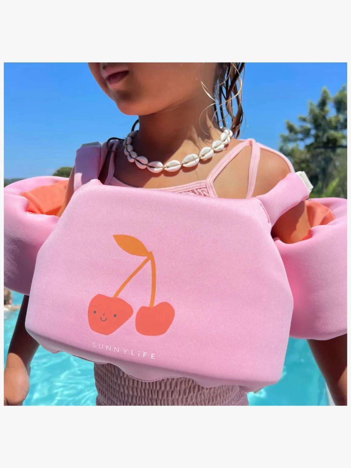 SUNNYLiFE Svømmebælte, Cotton Candy Cherry