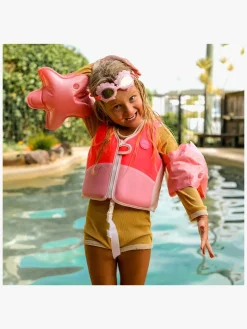 SUNNYLiFE Svømmebriller, Melody the Mermaid Neon Strawberry