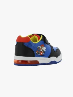 Super Mario Blinkende Sneakers, Black/Cobalt Blue