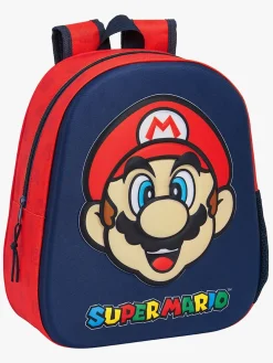 Super Mario 3D Rygsæk 8,5L, Navy/Rød