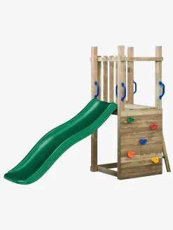 Swing King Irma Klatretårn med Grøn Rutsjebane 175 cm