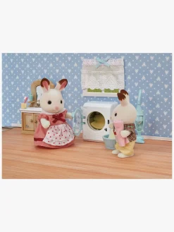 Sylvanian Families Dukkehusmøbler Rengøringssæt Vaskemaskine & Støvsuger