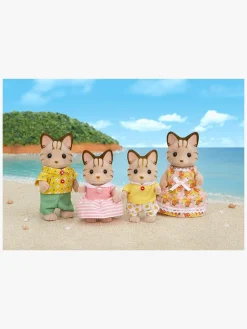 Sylvanian Families Figursæt Den Stribede Kattefamilie