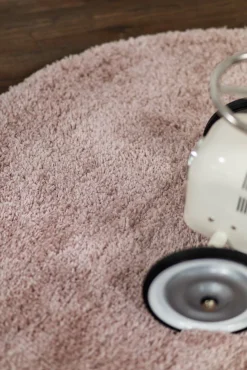 Teddy Gulvtæppe Rundt 160, Dusty Pink