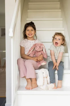 Teddykompaniet Bamse Kanin Linnea 30 cm, Misty rose