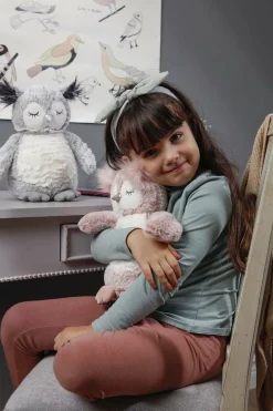 Teddykompaniet Bamse Ugle Tove 25 Cm, Lyserød