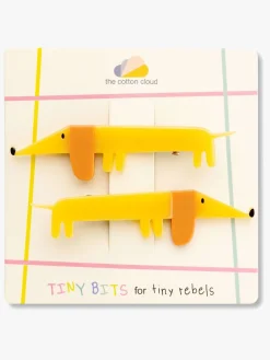 The Cotton Cloud Hårspænder 3-pak, Flying Dog