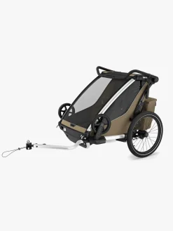 Thule Chariot Cross 2 Cykelanhænger inkl. Skisæt, Khaki G3