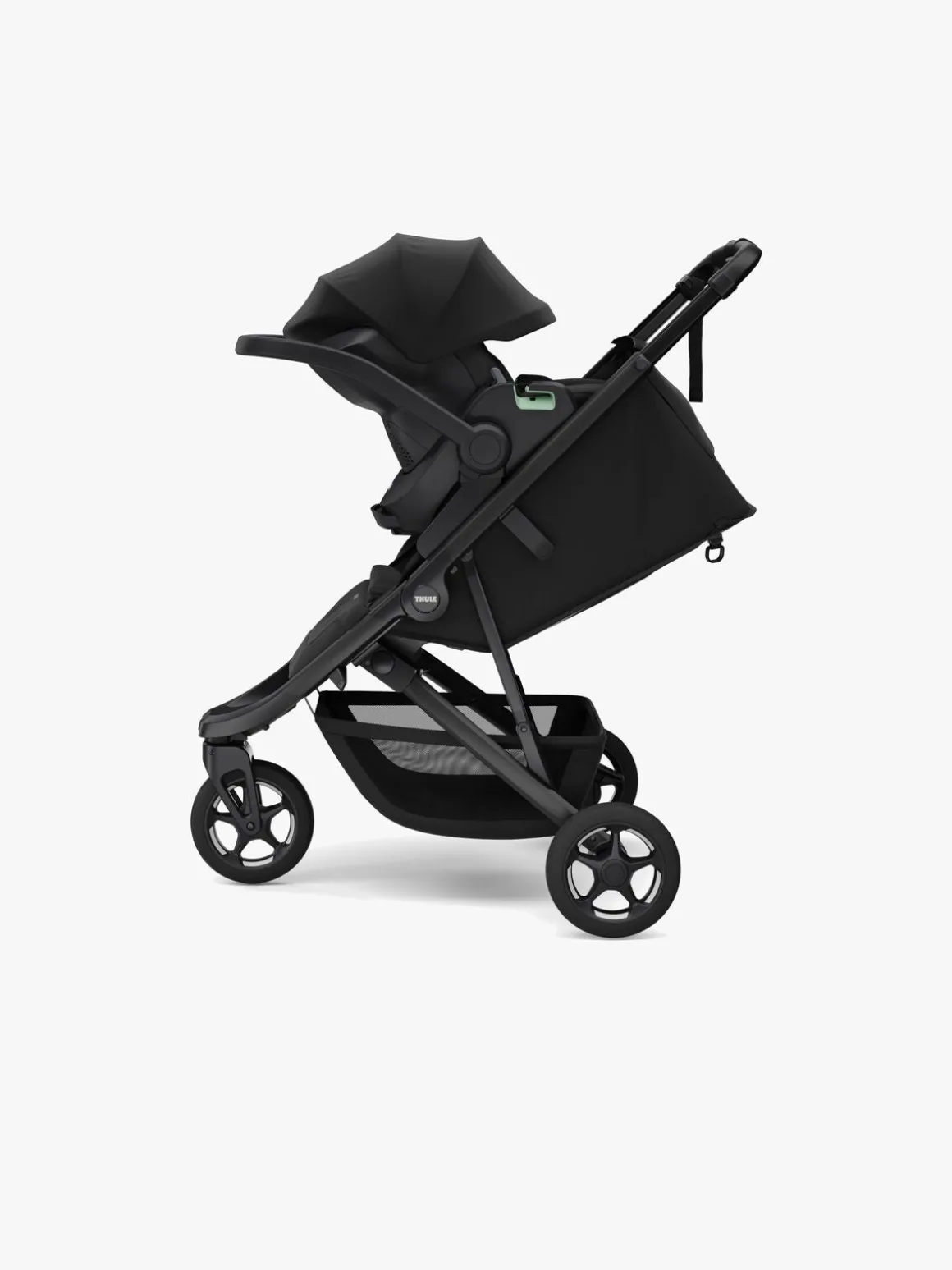 Thule Spring 2 Klapvogn, Black/Black