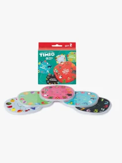 TIMIO Skivepakke 5-i-1 Tid & Tal 2-pak