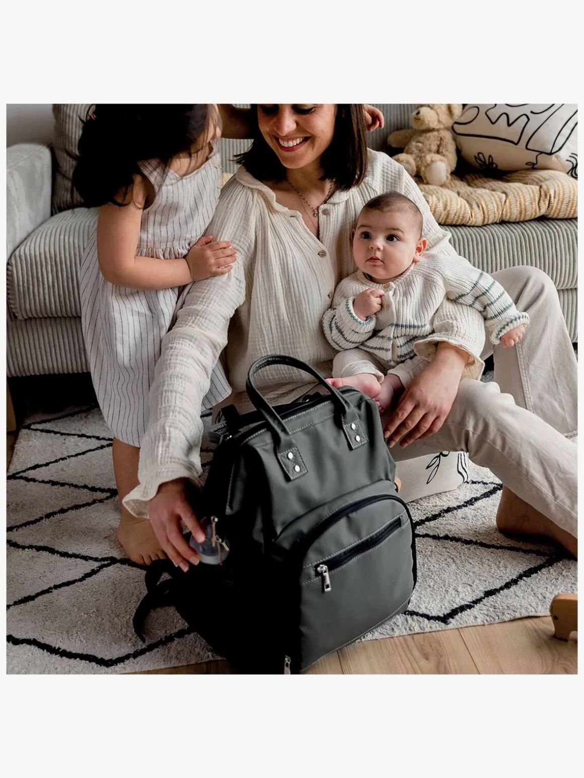 Tineo Pusletaske Rygsæk, Sort