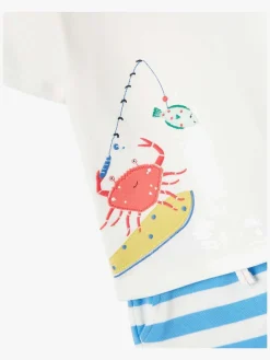 Tom Joule Barnacle Tøjsæt, White Crab