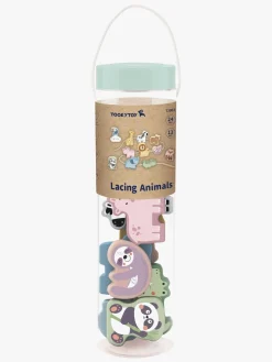 Tooky Toy Lacing Animals Aktivitetslegetøj