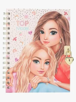 TOPModel Dagbog med Hjertelås & Armbånd