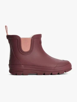 Tretorn Aktiv Chelsea Forede Gummistøvler, Burgundy