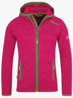 Trollkids Jondalen Fleecetrøje, Pink/Green