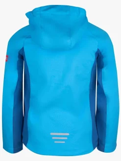 Trollkids Kristiansand Softshelljakke, Midnight Blue/Cerulean