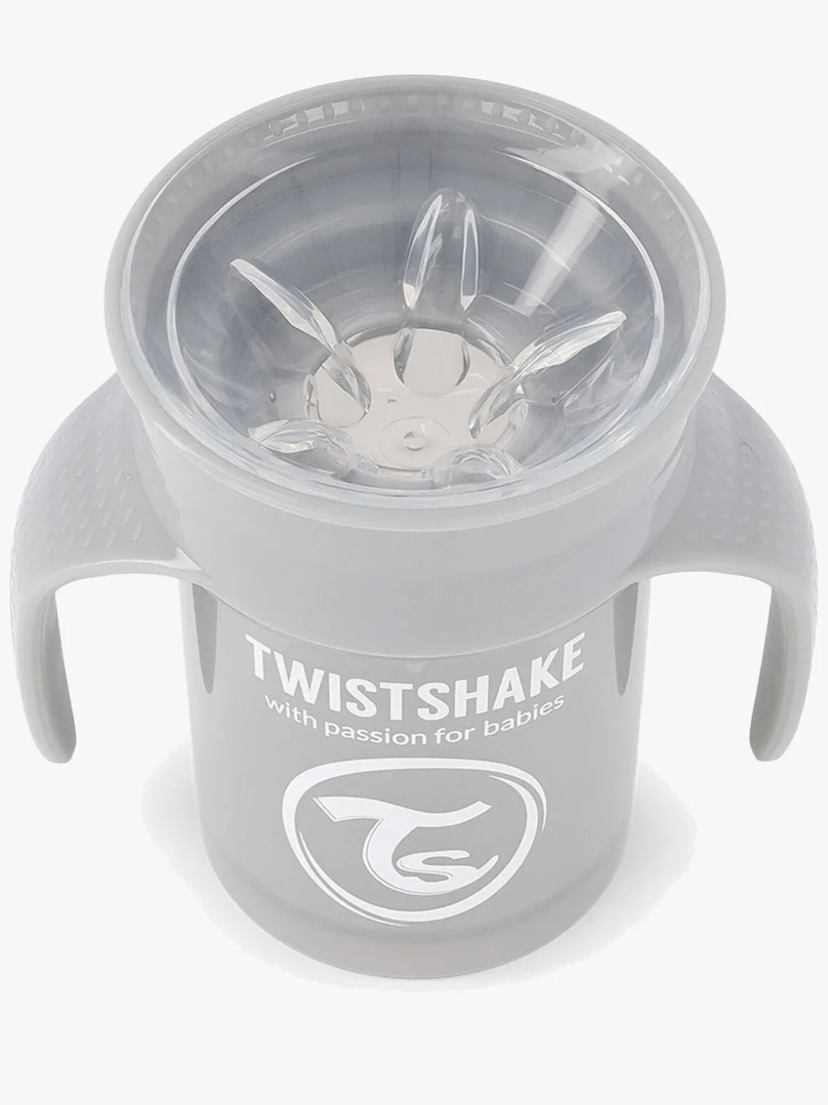 Twistshake 360 Øvekop, Pastel Grey