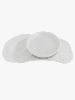 Twistshake Click-Mat Mini Tallerken & Underlag, Hvid