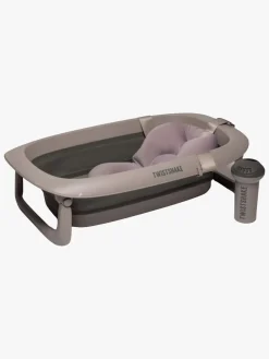 Twistshake Limited Edition Badekar inkl. Badestøtte & Skyllekande, Faded Grey