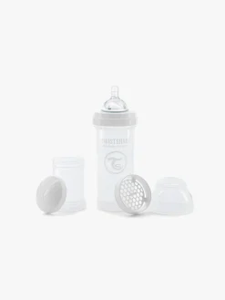 TwistShake Sutteflaske Anti-Kolik 260 ml, Hvid