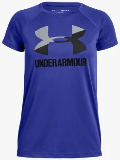 Under Armour Big Logo Tee Solid SS Træningstrøje, Purple