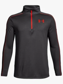Under Armour Tech 1/2 Zip Træningstrøje, Charcoal Medium Heat