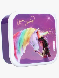 Unicorn Academy 3 in 1 Madkasse Fresh Bites, Lilla