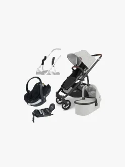 UPPAbaby CRUZ V2 Duovogn inkl. BeSafe iZi Go Modular X2 i-Size Autostol Baby & Base, Anthony Grey