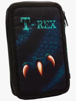 Valiant Dino T-REX Adventure  Fyldt Dobbelt Penalhus, Grøn