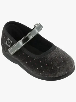 Victoria Mercedes Terciopelo Ballerina, Grey